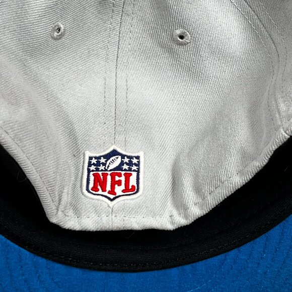 New Era Detroit Lions 59Fifty Fitted Hat Sz 7 Gray Blue Cap NFL Football Men - Picture 13 of 13
